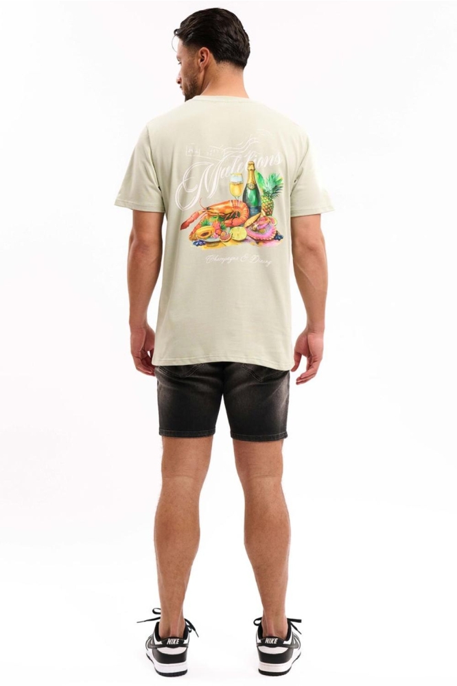 MEN CHAMPAGNE T SHIRT MM1 HS25 61 419 LIGHT SAGE